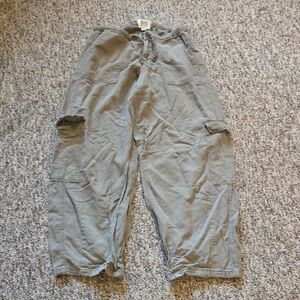 BDG Women's Green Cargo Wide Leg Pants